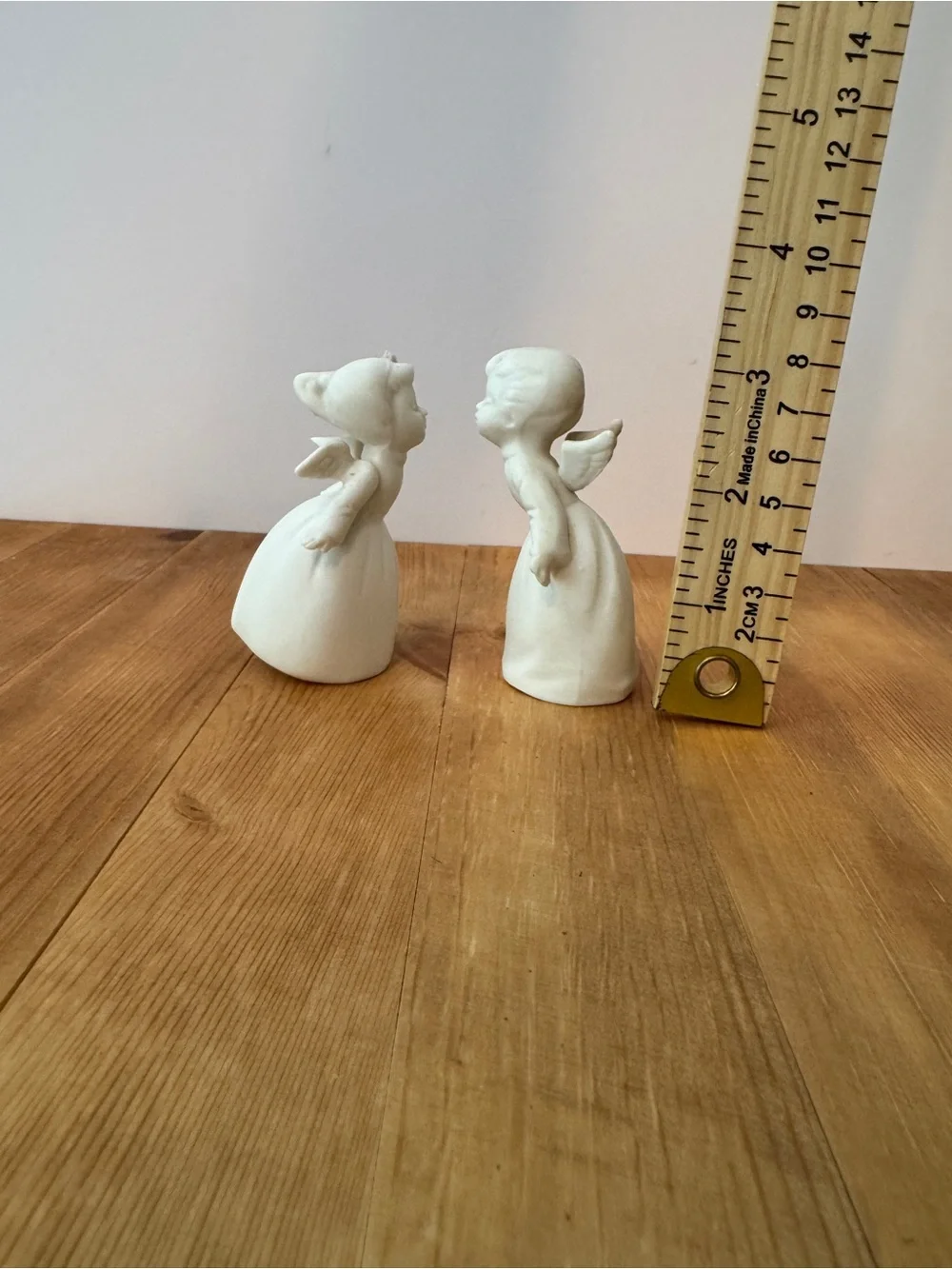 Vintage Napcoware Japan Porcelain Angel Figurines Set of 2
